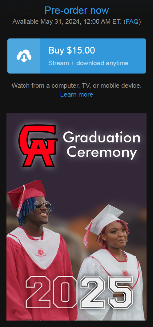 Click to purchase a digital copy of the ceremony.